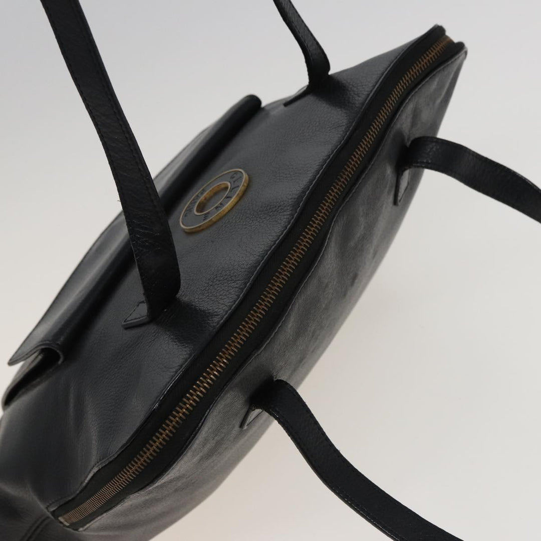 Celine Shoulder Bag Leather Black  78547