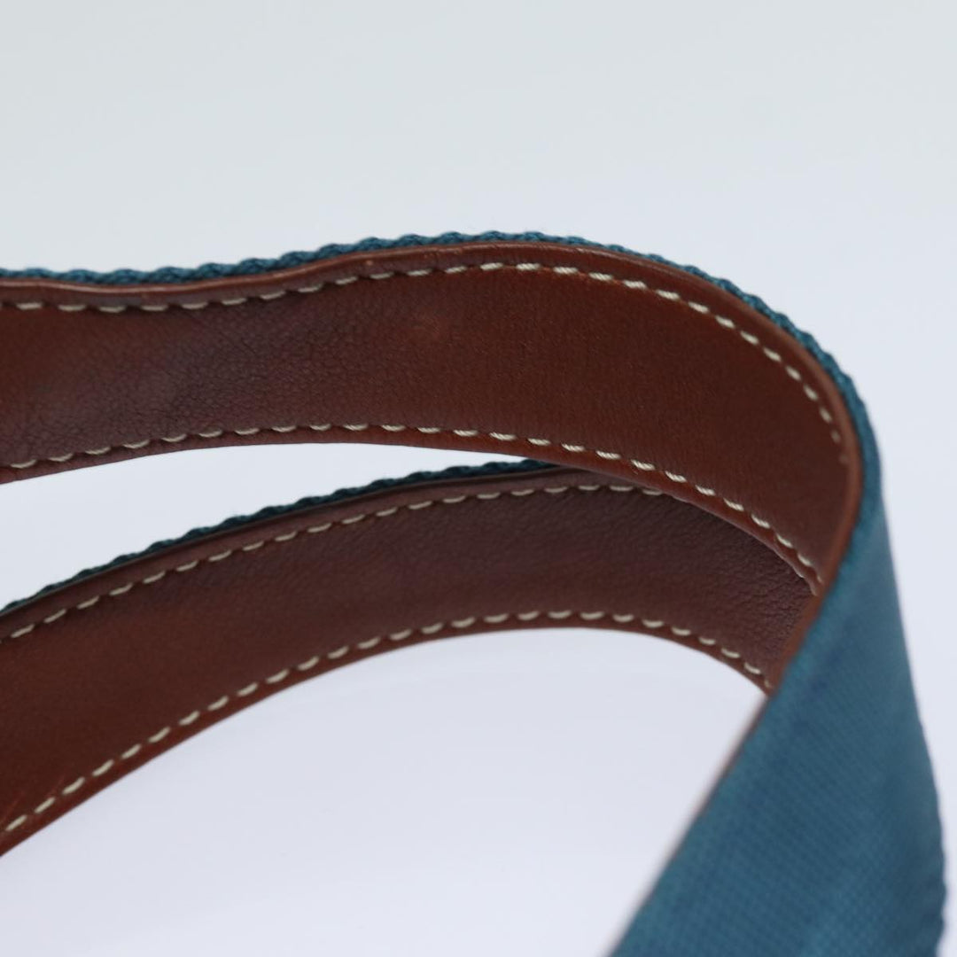 Celine C Macadam Canvas Tote Bag Gray Light Blue Auth 78832