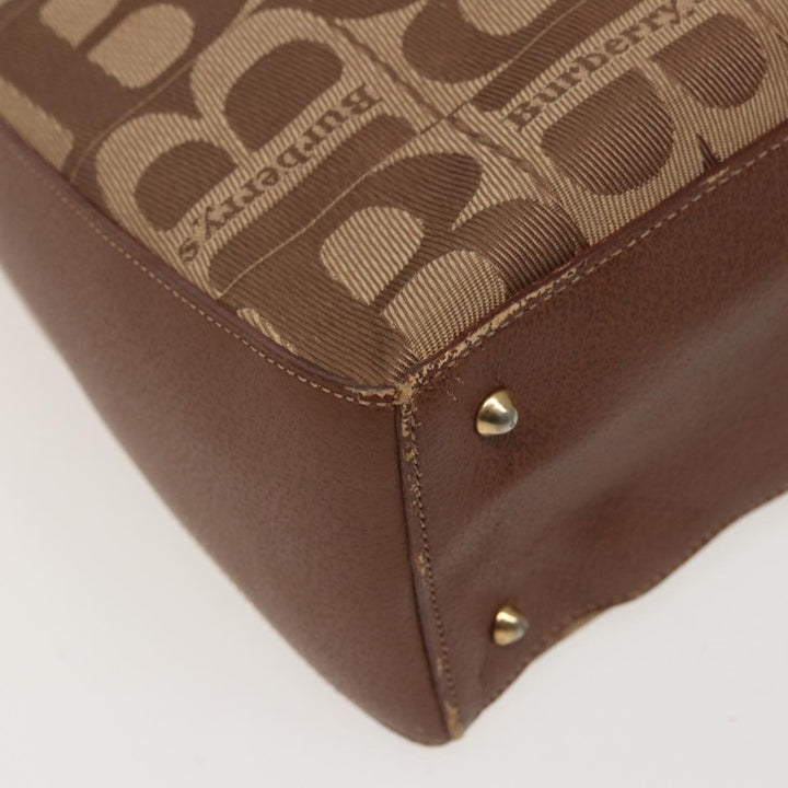 BurberrySs Shoulder Bag Canvas Brown Auth 78848