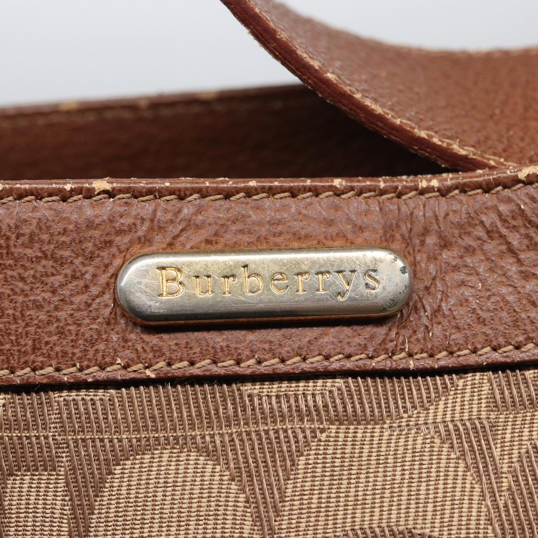 BurberrySs Shoulder Bag Canvas Brown Auth 78848