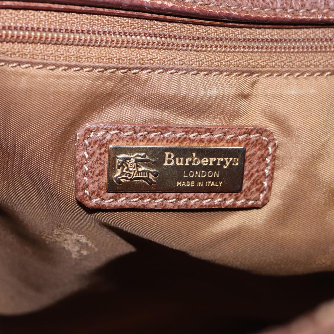 BurberrySs Shoulder Bag Canvas Brown Auth 78848