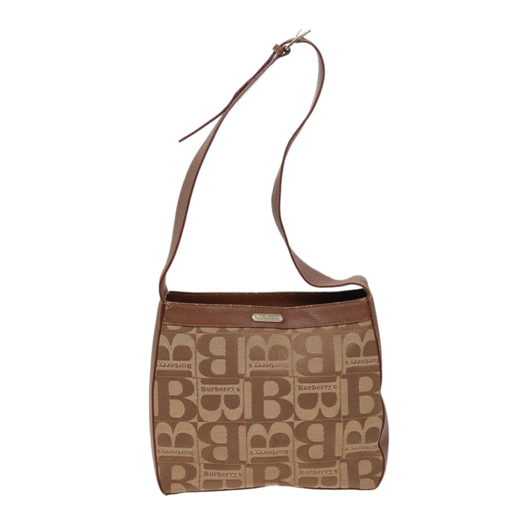 BurberrySs Shoulder Bag Canvas Brown Auth 78848