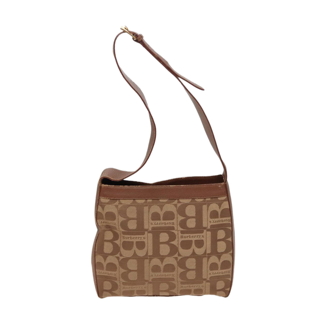 BurberrySs Shoulder Bag Canvas Brown Auth 78848