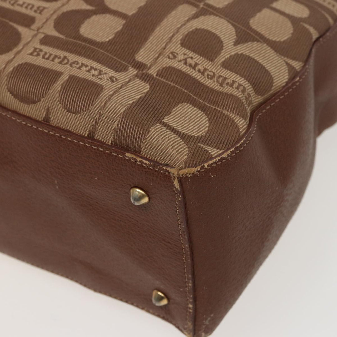 BurberrySs Shoulder Bag Canvas Brown Auth 78848