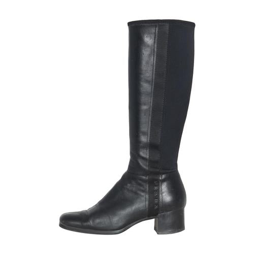 Prada Sport Square-Toe Tall Boots