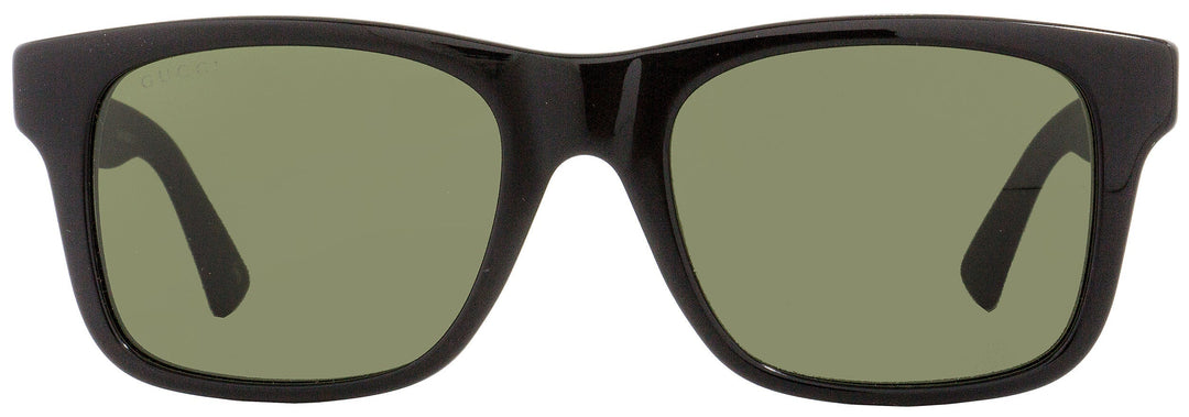 Gucci Unisex  Sunglasses GG0008S 001 Shiny Black/Black Rubber Effect 53mm