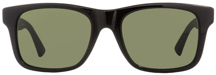 Gucci Unisex  Sunglasses GG0008S 001 Shiny Black/Black Rubber Effect 53mm