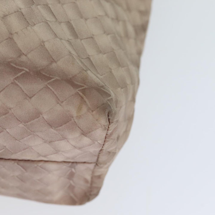 Bottega veneta Tote Bag Nylon Beige Auth 78910