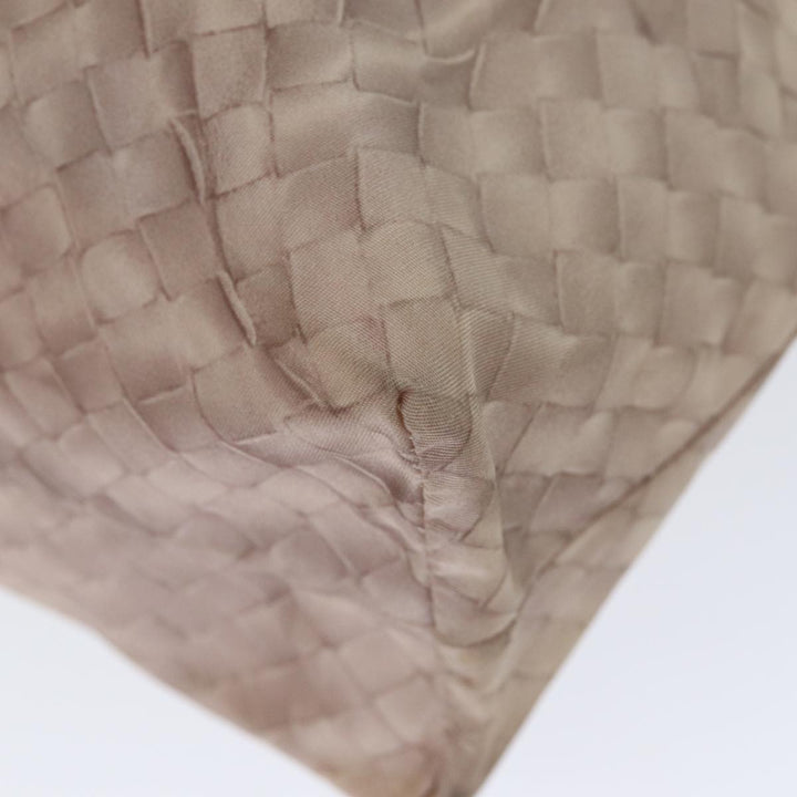 Bottega veneta Tote Bag Nylon Beige Auth 78910