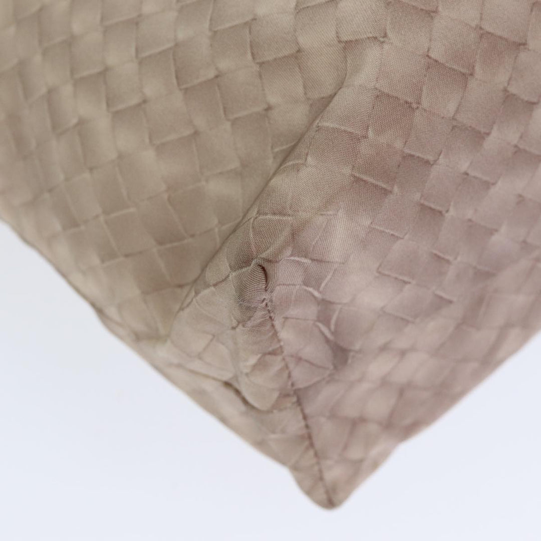 Bottega veneta Tote Bag Nylon Beige Auth 78910