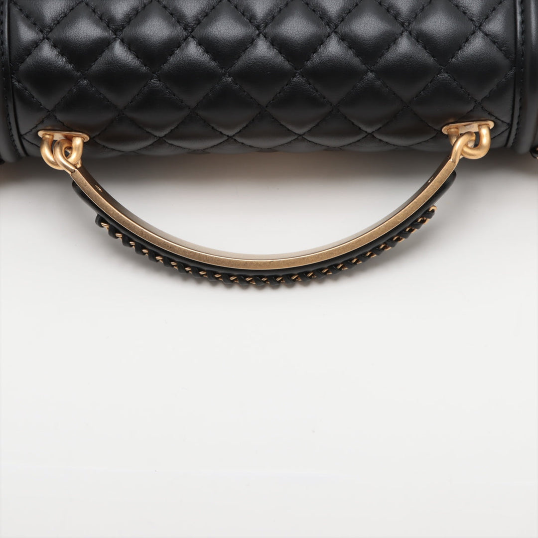 Top Quality Chanel Boy Top Quality Chanel  Chain Shoulder Bag Black G
