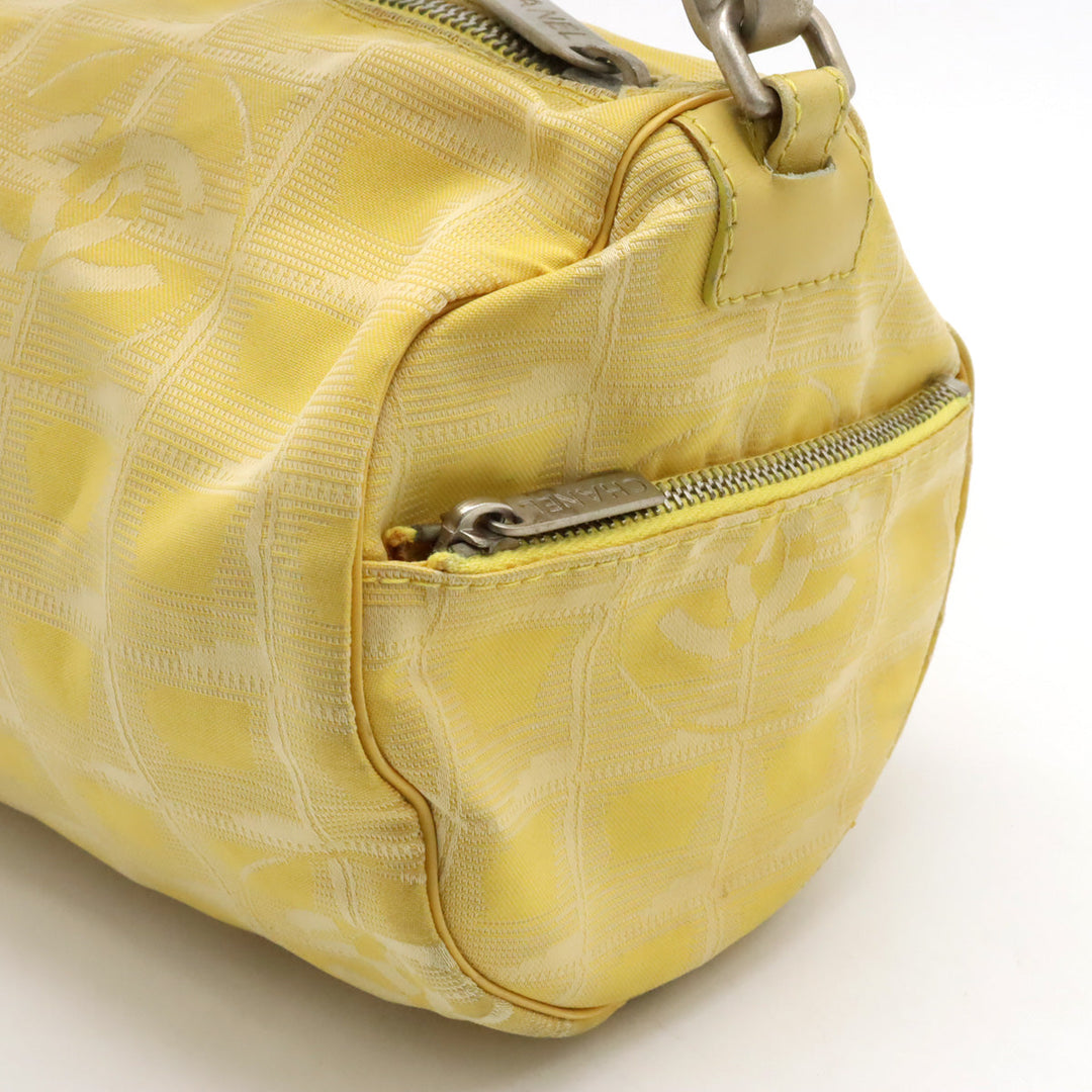 Top Quality Chanel New Loveel Line Mini Roller Bag Body Bag Nylon  Leather Yellow A17669