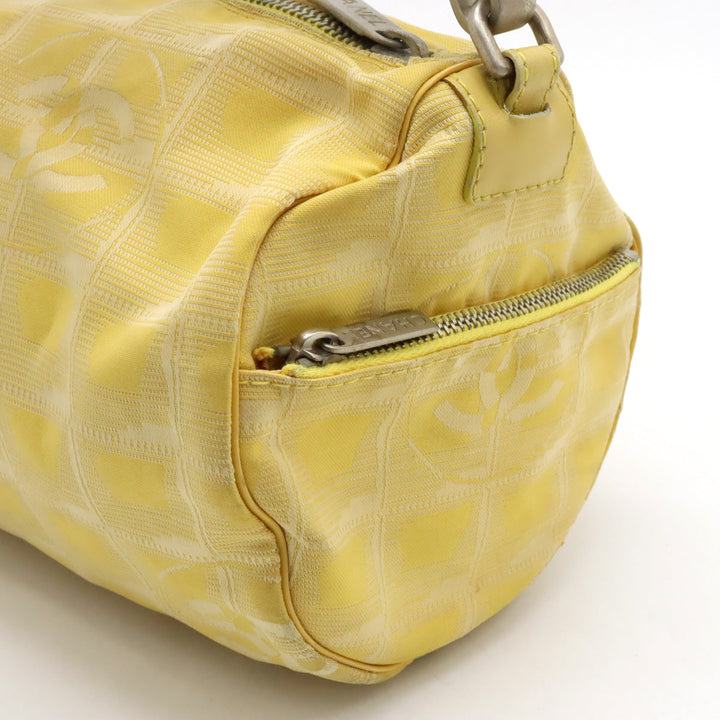 Top Quality Chanel New Loveel Line Mini Roller Bag Body Bag Nylon  Leather Yellow A17669