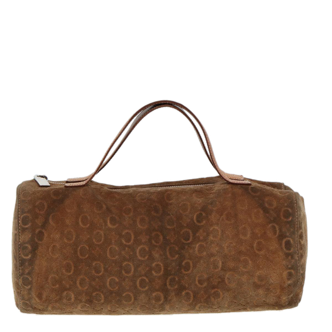 Celine C Macadam Canvas Hand Bag Brown Auth 79190