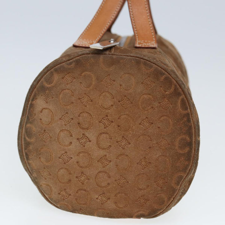 Celine C Macadam Canvas Hand Bag Brown Auth 79190