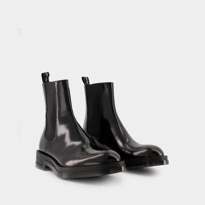 CALF LEATHER BOOTS