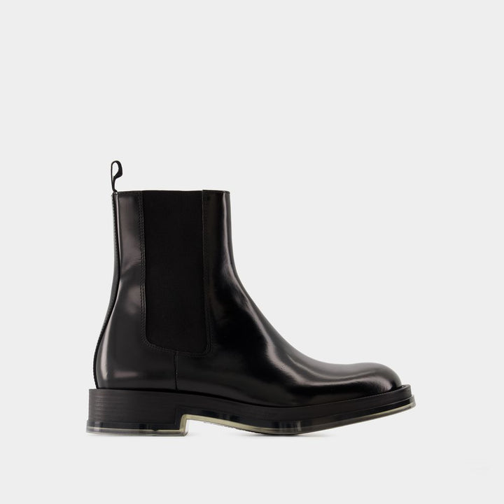 CALF LEATHER BOOTS