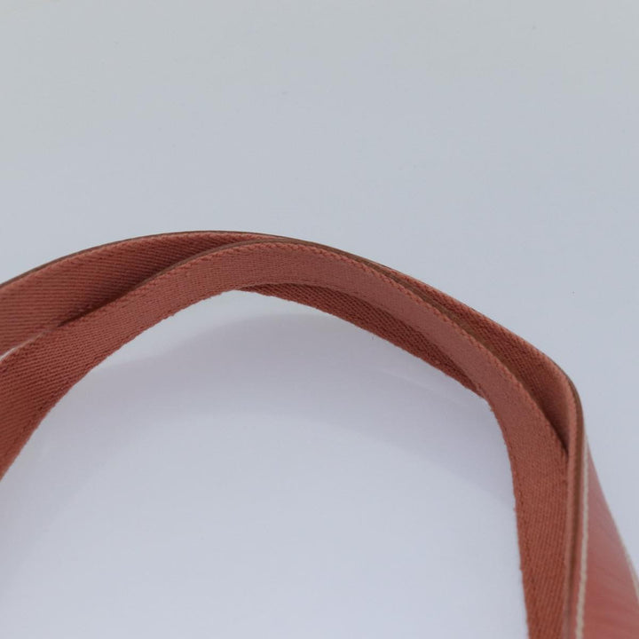 Burberry Blue Label Tote Bag Canvas Beige Pink Auth 79558