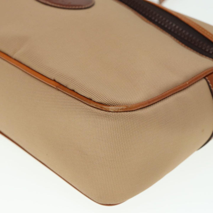 Celine Shoulder Bag Canvas Beige Auth 79694