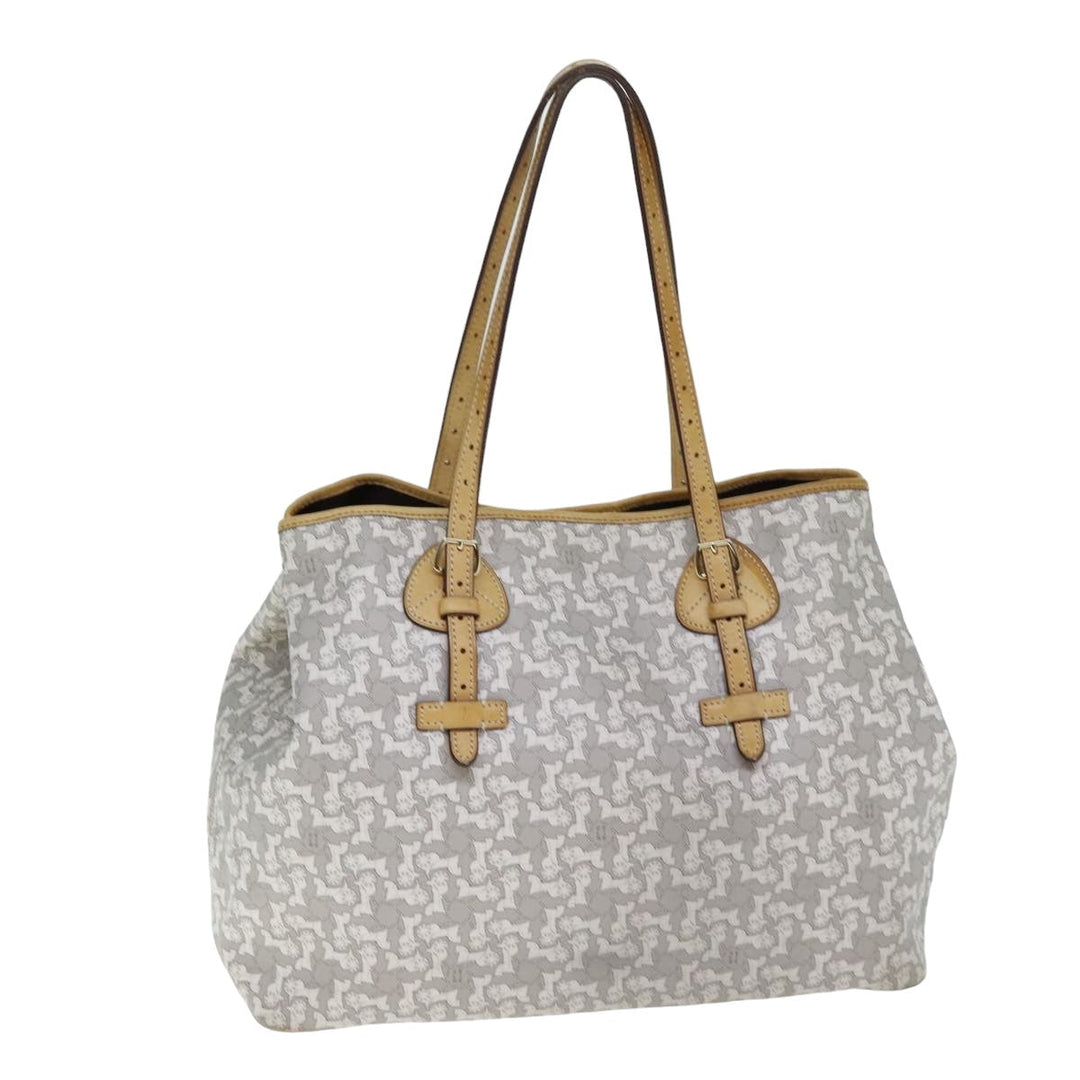 Celine Sulky Tote Bag PVC Leather White Auth 79850