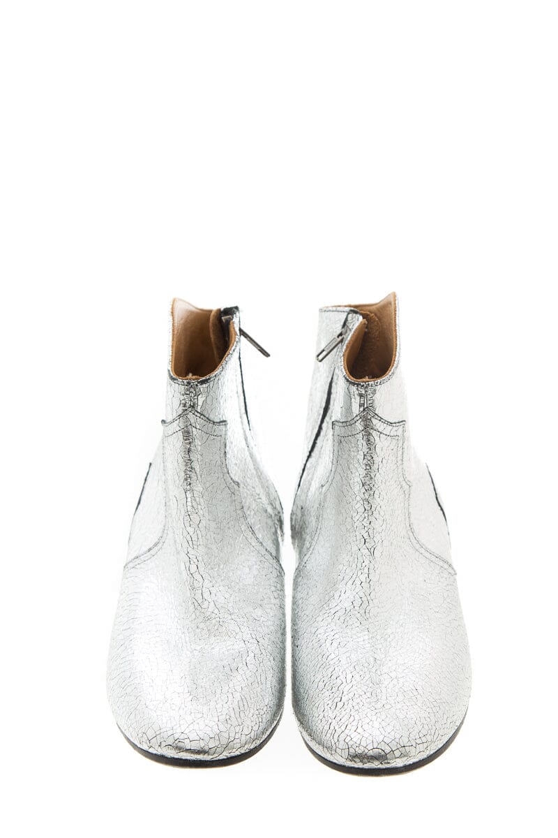 Isabel Marant Silver Booties SZ 40