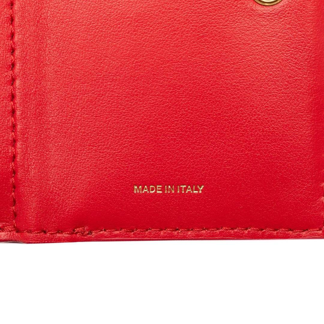 BURBERRY TB Leather Small Wallet Small Wallets