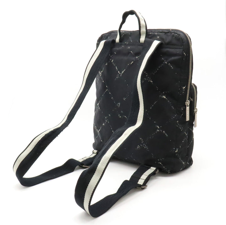 Top Quality Chanel  Travel Line Rucksack Backpack  Nylon  Black Black Blumin