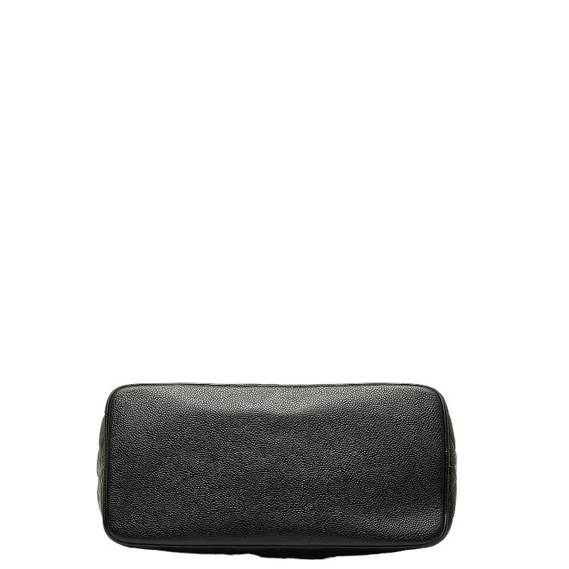Top Quality Chanel   Cocomark Tooth Bag houlder Bag Black Caviar S  CHANEL