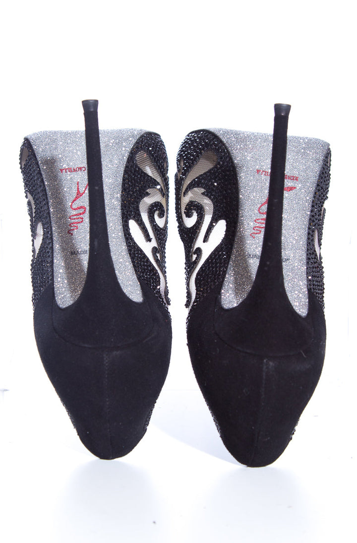 Rene Caovilla Black Heels SZ 37