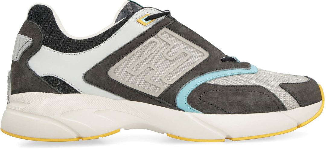 FASTER NUBUCK LOW-TOP SNEAKERS