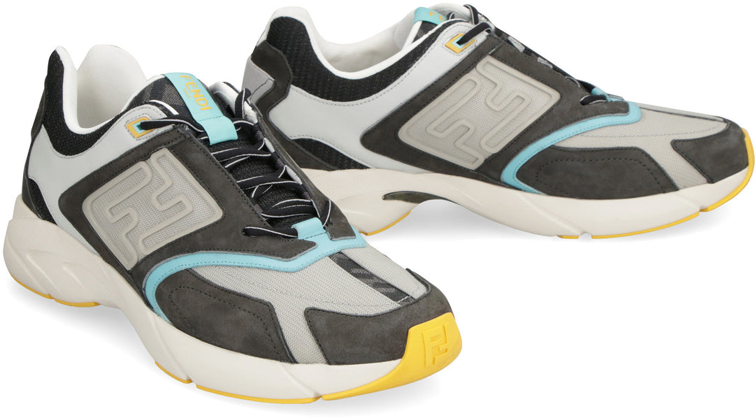FASTER NUBUCK LOW-TOP SNEAKERS