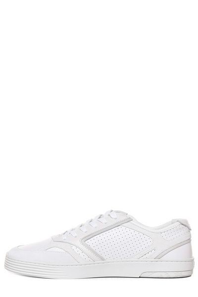 LEATHER FF MOTIF SNEAKERS