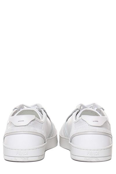 LEATHER FF MOTIF SNEAKERS