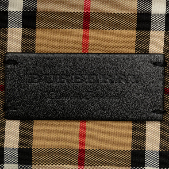 BURBERRY Plastic and House Check Shopper Tote Tote Bag