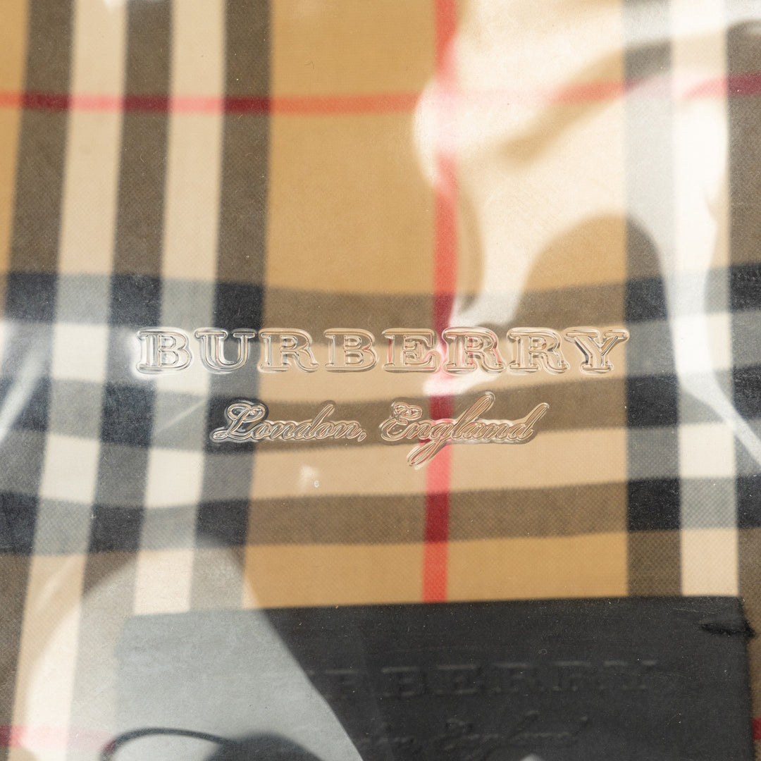 BURBERRY Plastic and House Check Shopper Tote Tote Bag