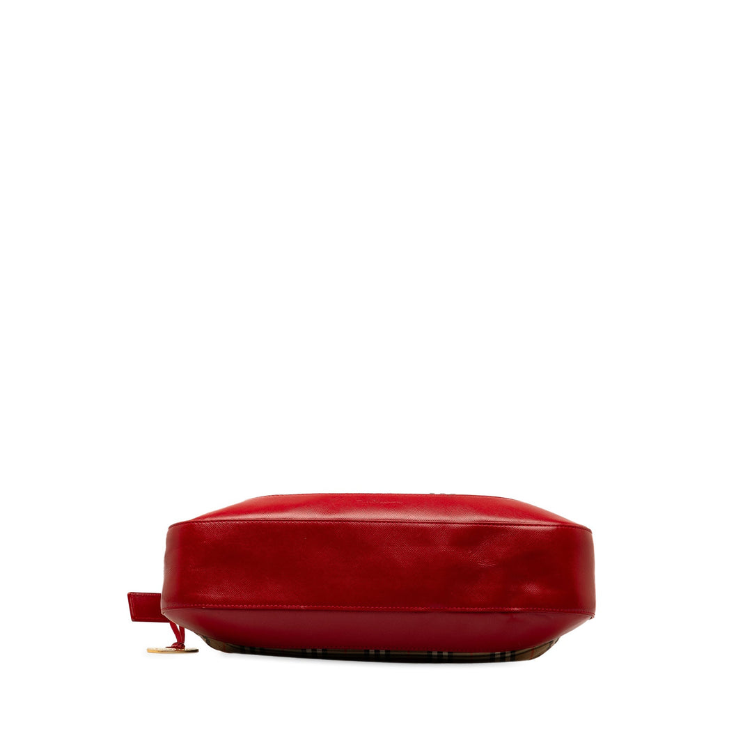BURBERRY Haymarket Check Shoulder Bag