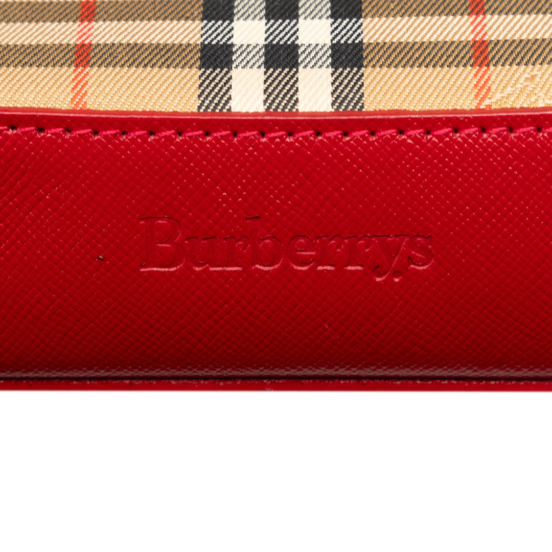 BURBERRY Haymarket Check Shoulder Bag