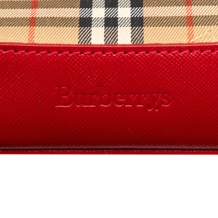 BURBERRY Haymarket Check Shoulder Bag