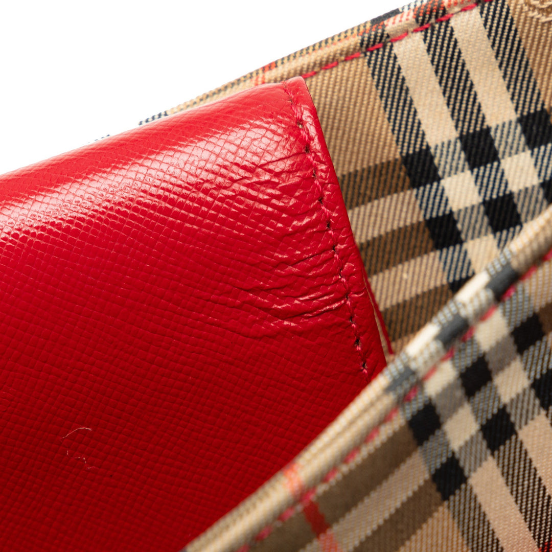 BURBERRY Haymarket Check Shoulder Bag