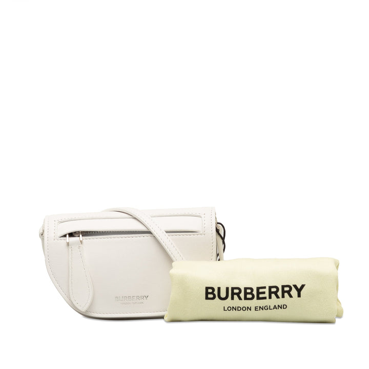 BURBERRY Mini Leather Olympia Crossbody Bag