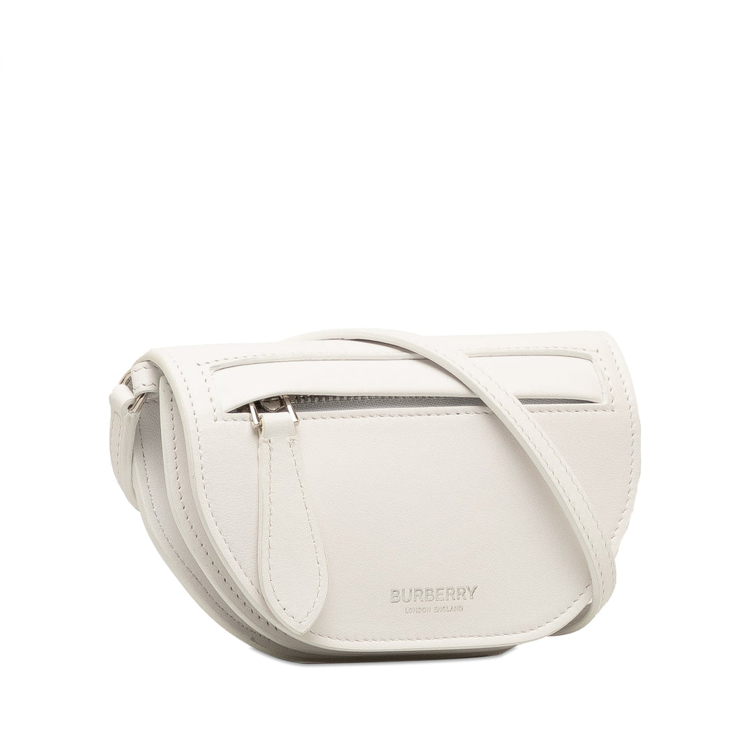 BURBERRY Mini Leather Olympia Crossbody Bag