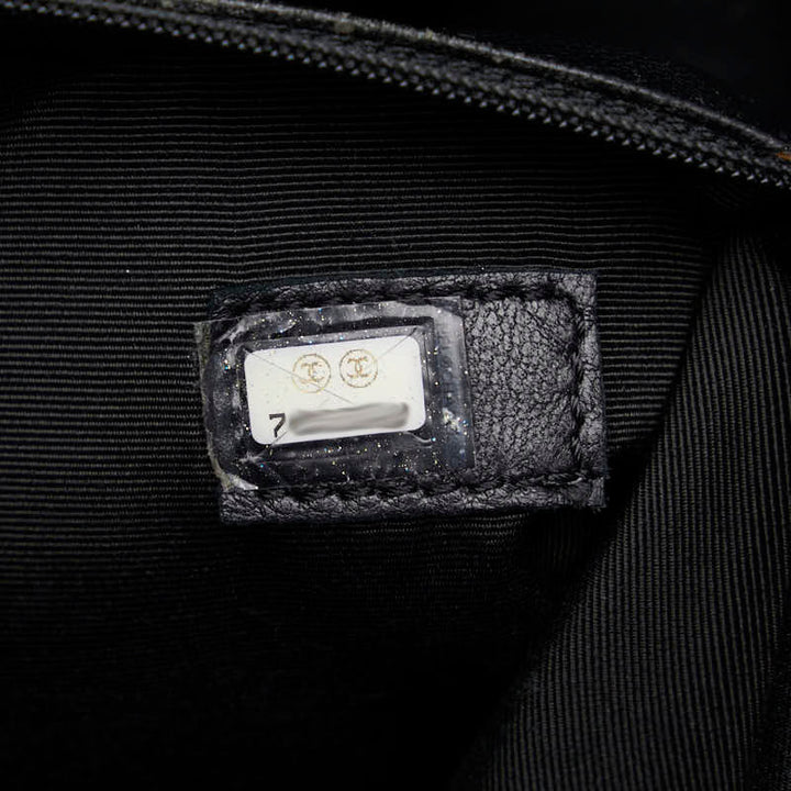 Top Quality Chanel   Cocomark Tooth Bag houlder Bag Black Caviar S  CHANEL