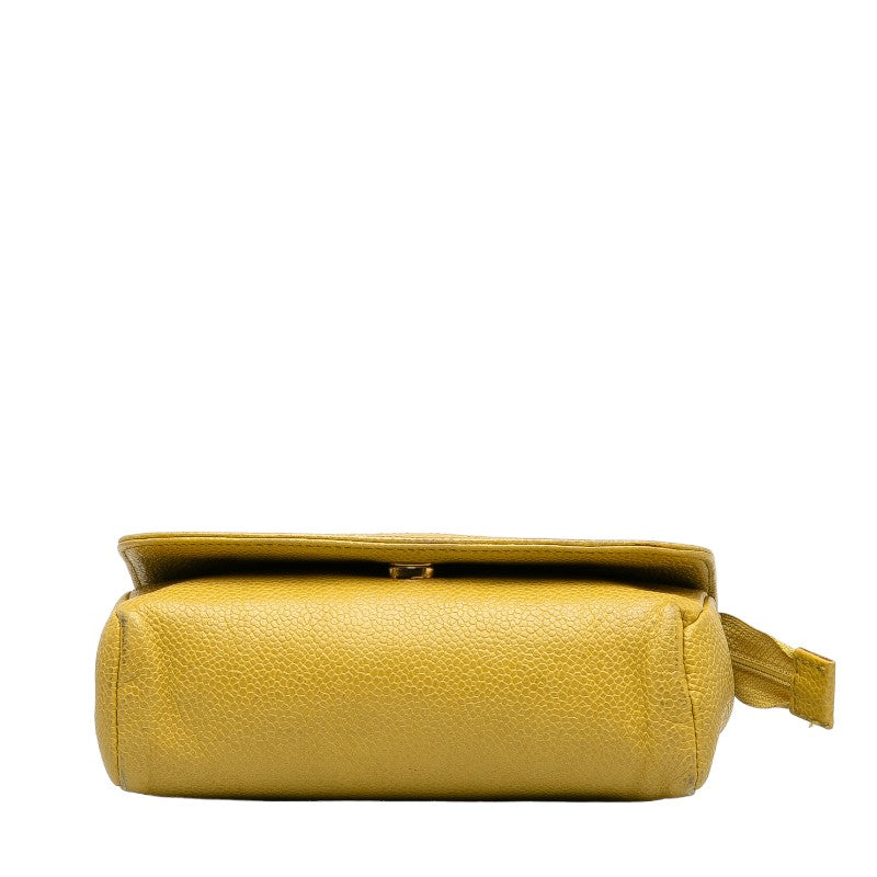 Top Quality Chanel Cocomark Porch Yellow Caviar   Chanel