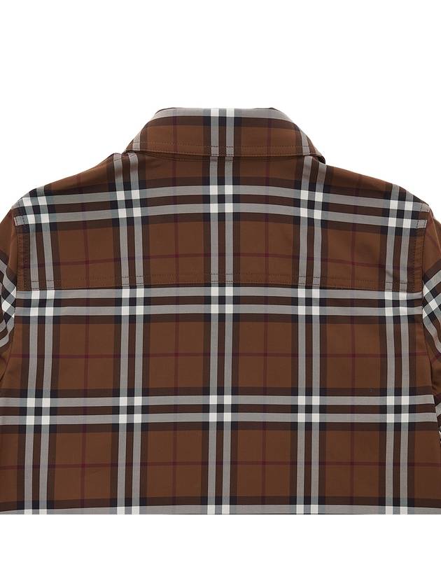 Burberry Vintage Check Cotton Long Sleeve Shirt Birch Brown