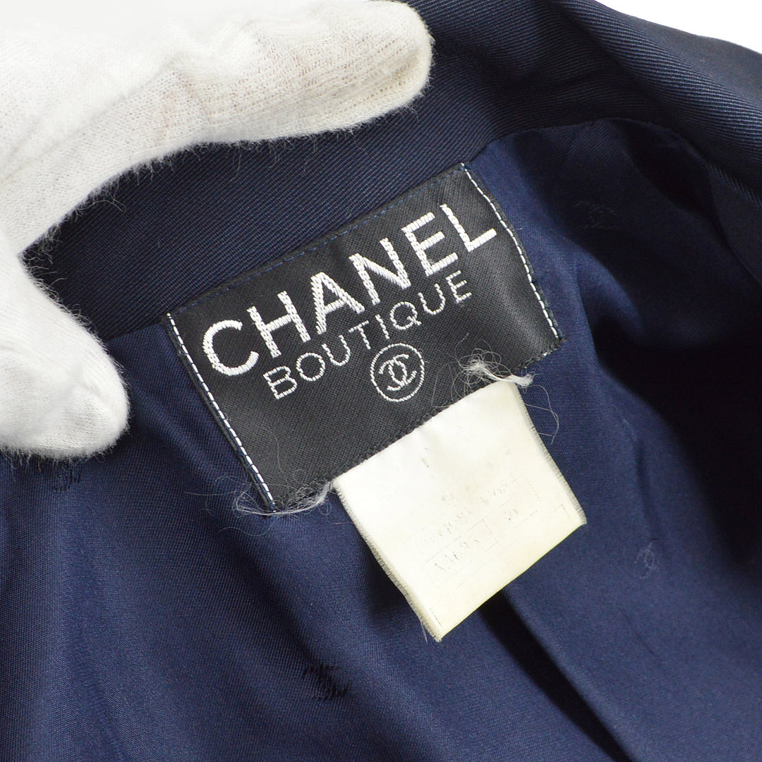 Top Quality Chanel Coat Navy #36