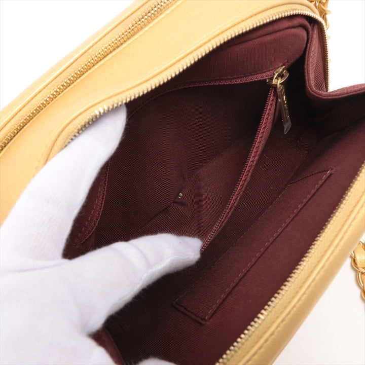 Top Quality Chanel Coco Charm Chain Shoulder Bag Gold Gold  20th