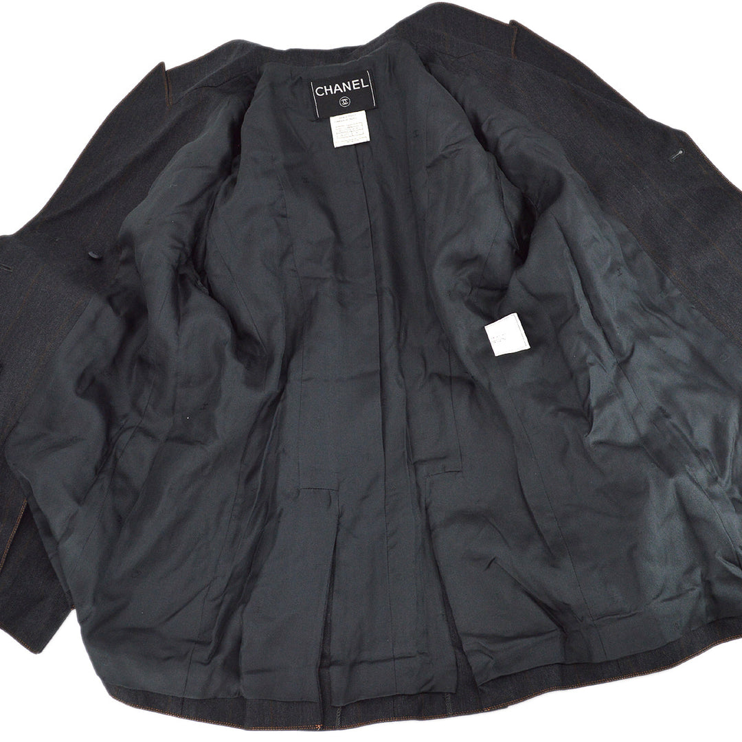 Top Quality Chanel Fall 1998 single-breasted wool suit #42