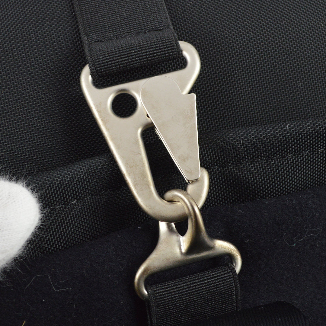 Top Quality Chanel Black Felt Sport Line Duffle Gym Bag