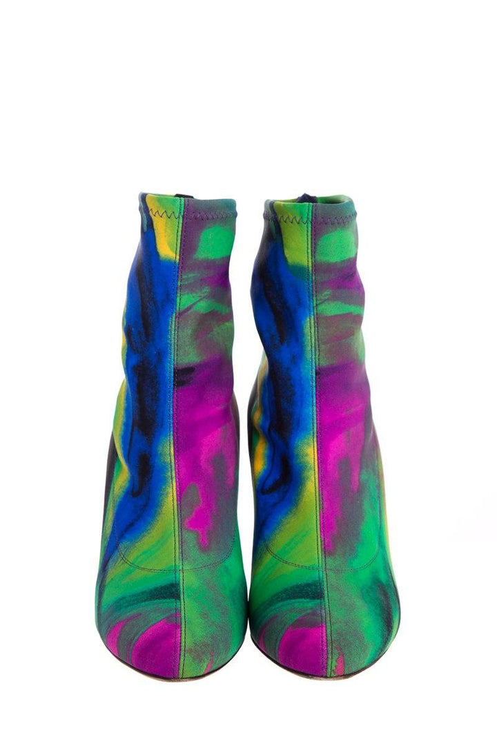 Giuseppe Zanotti Multi Tie-Dye Sock Boots SZ 37
