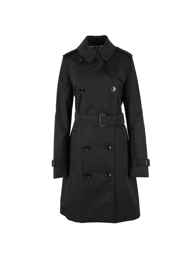Burberry WoMen's Kensington Trench Coat Black